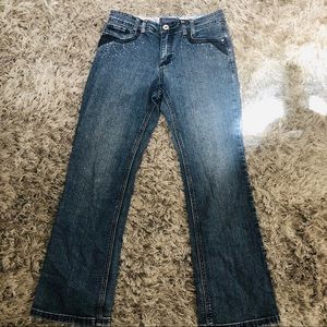 Baccini Jeans Sz 8P Missing some stones. See pics